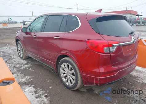 2017 Buick Envision Essence from USA, damaged, VIN LRBFXBSA1HD124062